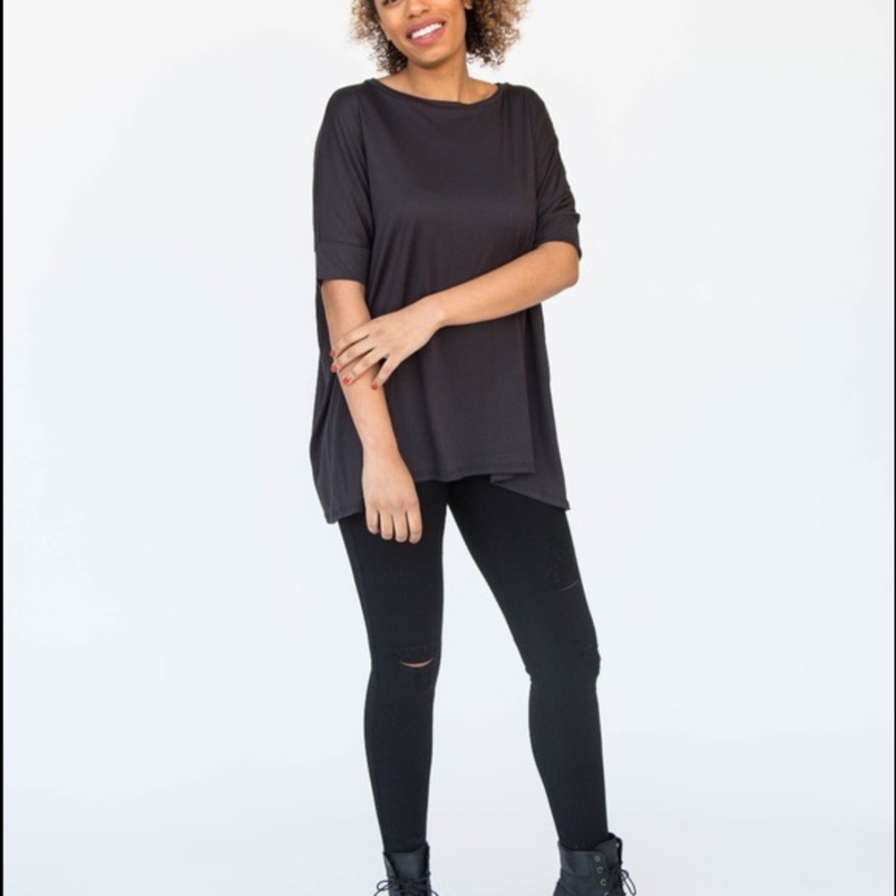 Black Agnes and Dora boxy t size Large